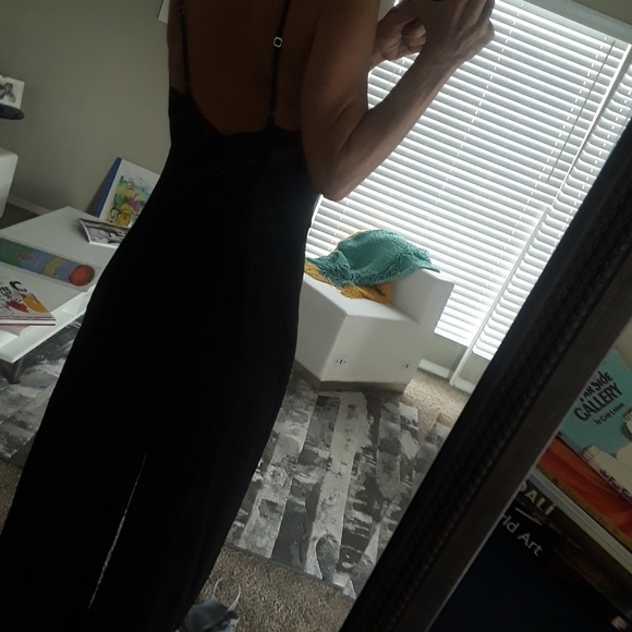 Sheer black wide legged jumper from Nastygal - Picture 3 of 4